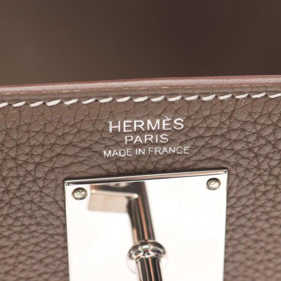 Hermes Kelly Akkad PM Waist Bag, Body Handbag, Leather, Togo Men's/Women's, Gray - Picture 4 of 7